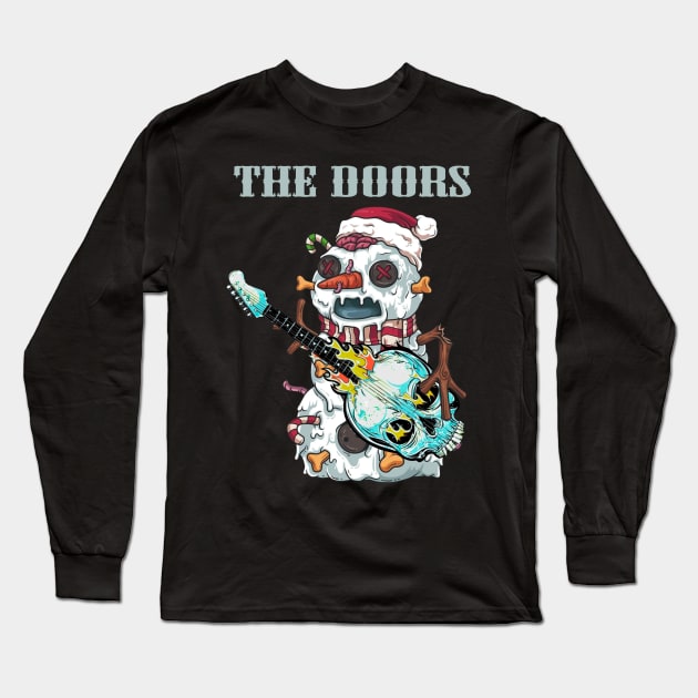 THE DOORS BAND XMAS Long Sleeve T-Shirt by a.rialrizal